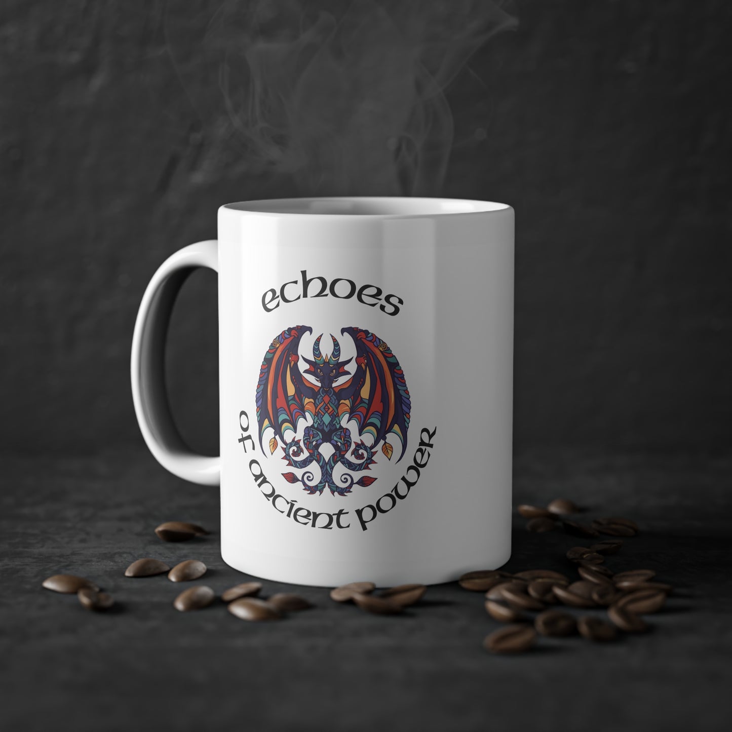 🇪🇺 "Ancient Dragon Echoes" | Coffee Cup