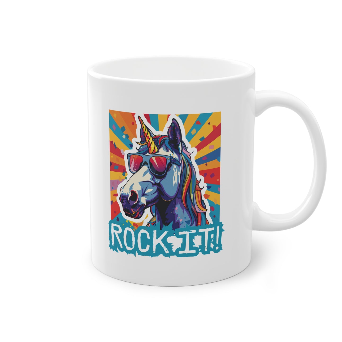 🇪🇺 "Rock It!" Unicorn | Coffee Cup