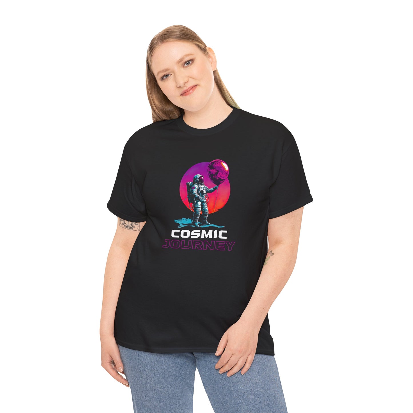 🇪🇺 "Cosmic Journey" Astronaut | Unisex T-Shirt
