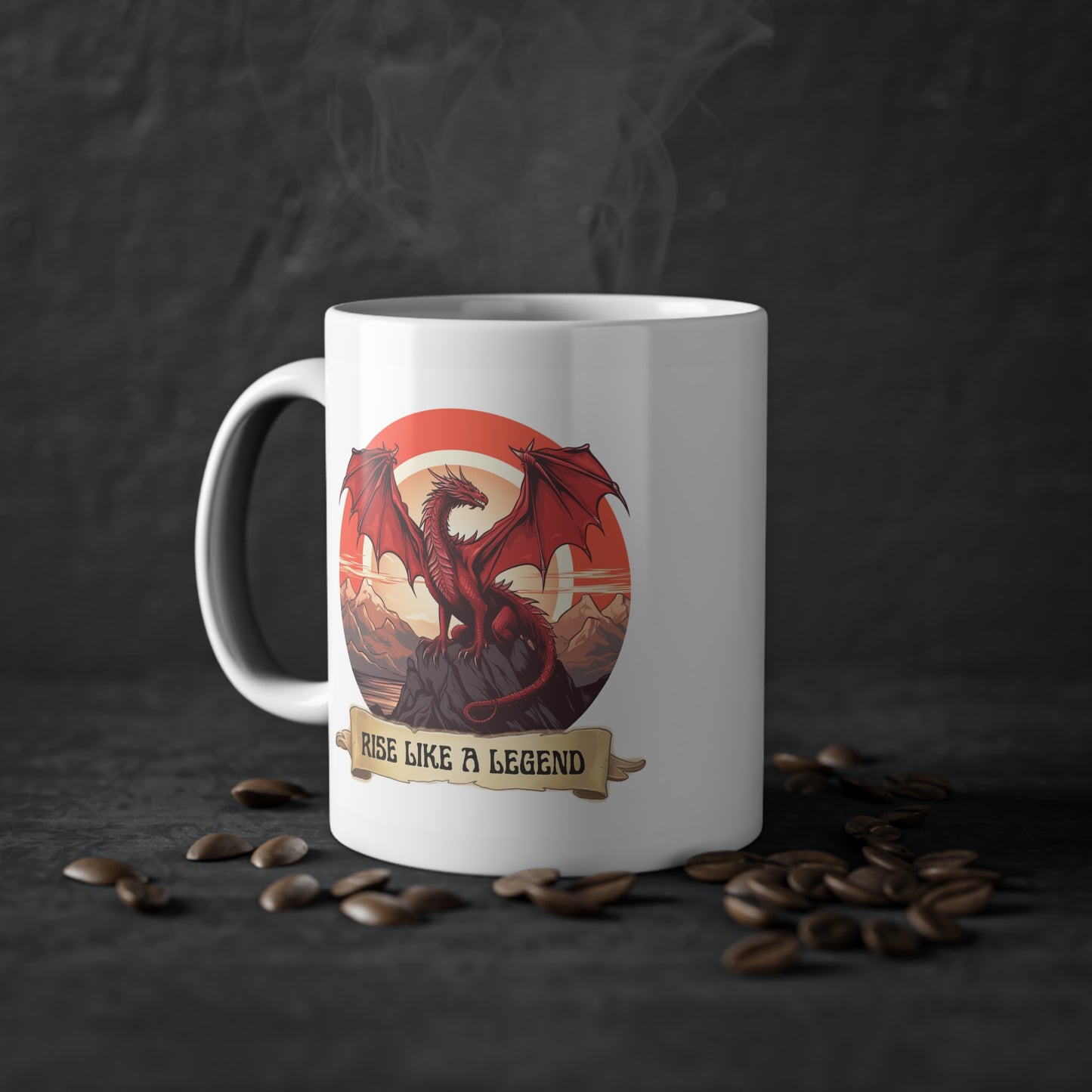 "Dragon Rise" | Tasse à café