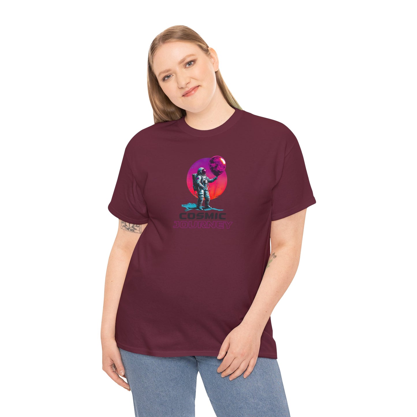 🇪🇺 "Cosmic Journey" Astronaut | Unisex T-Shirt