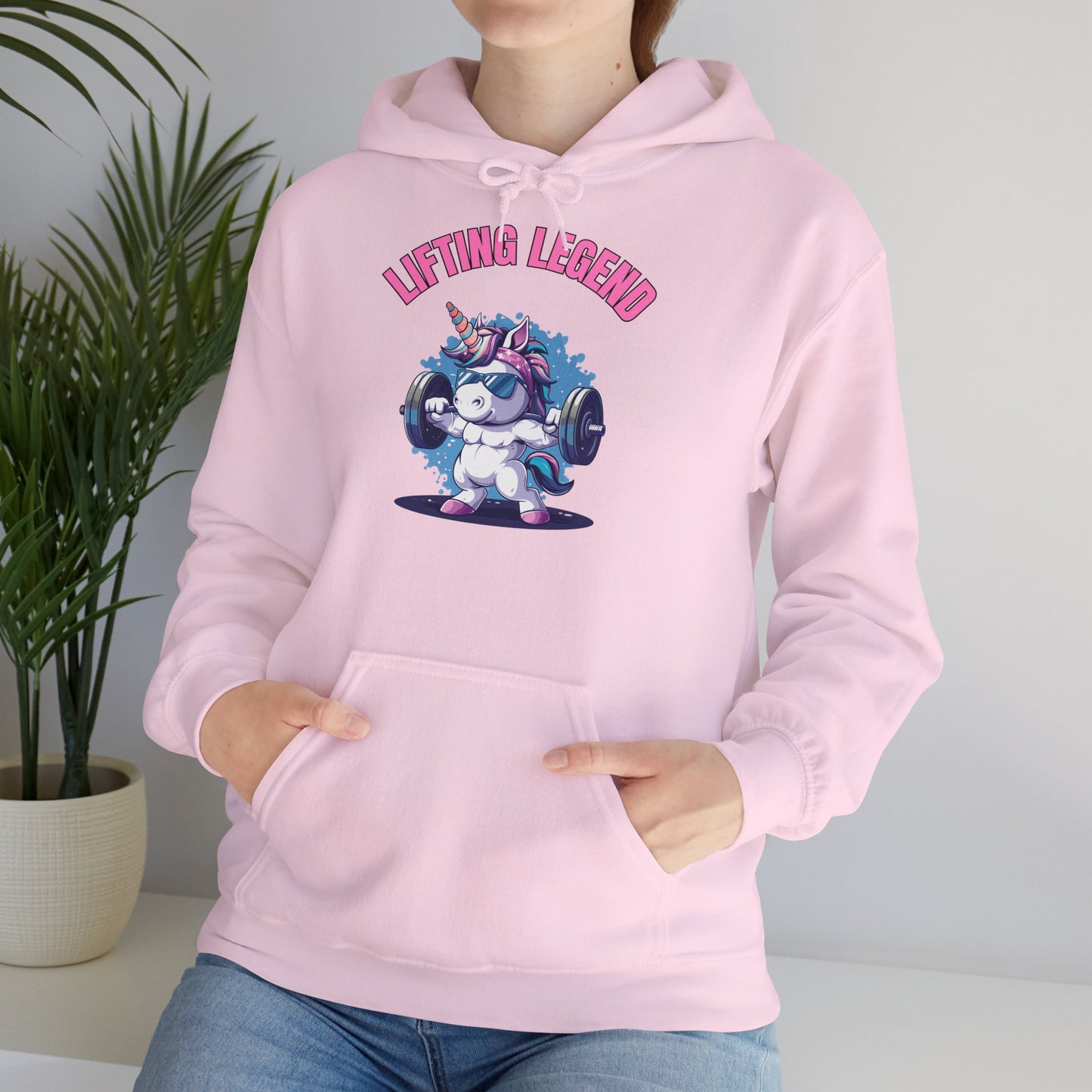 "Lifting Legend Unicorn" | Felpa con cappuccio Unisex
