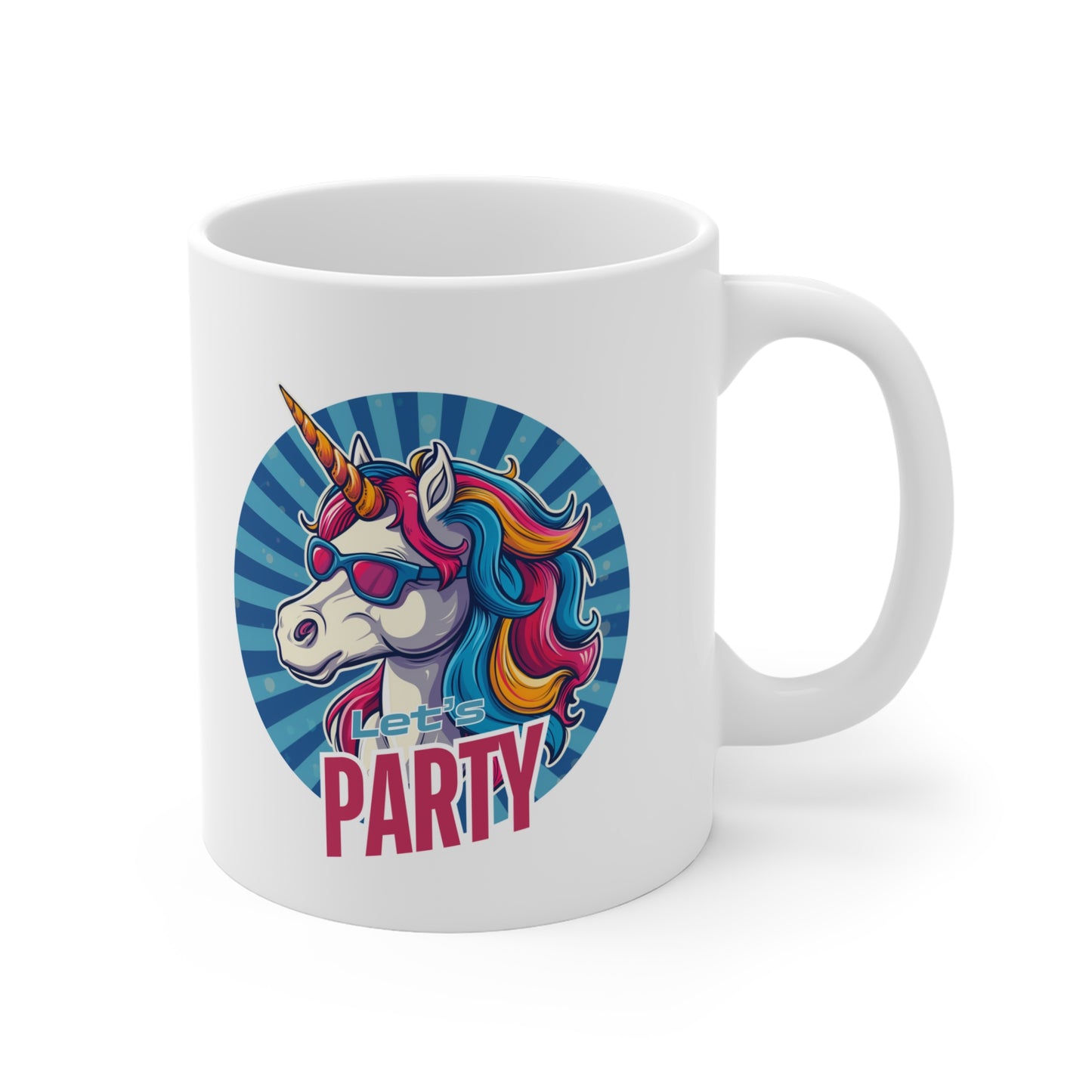 "Let's Party" Unicorn | Coffee Mug