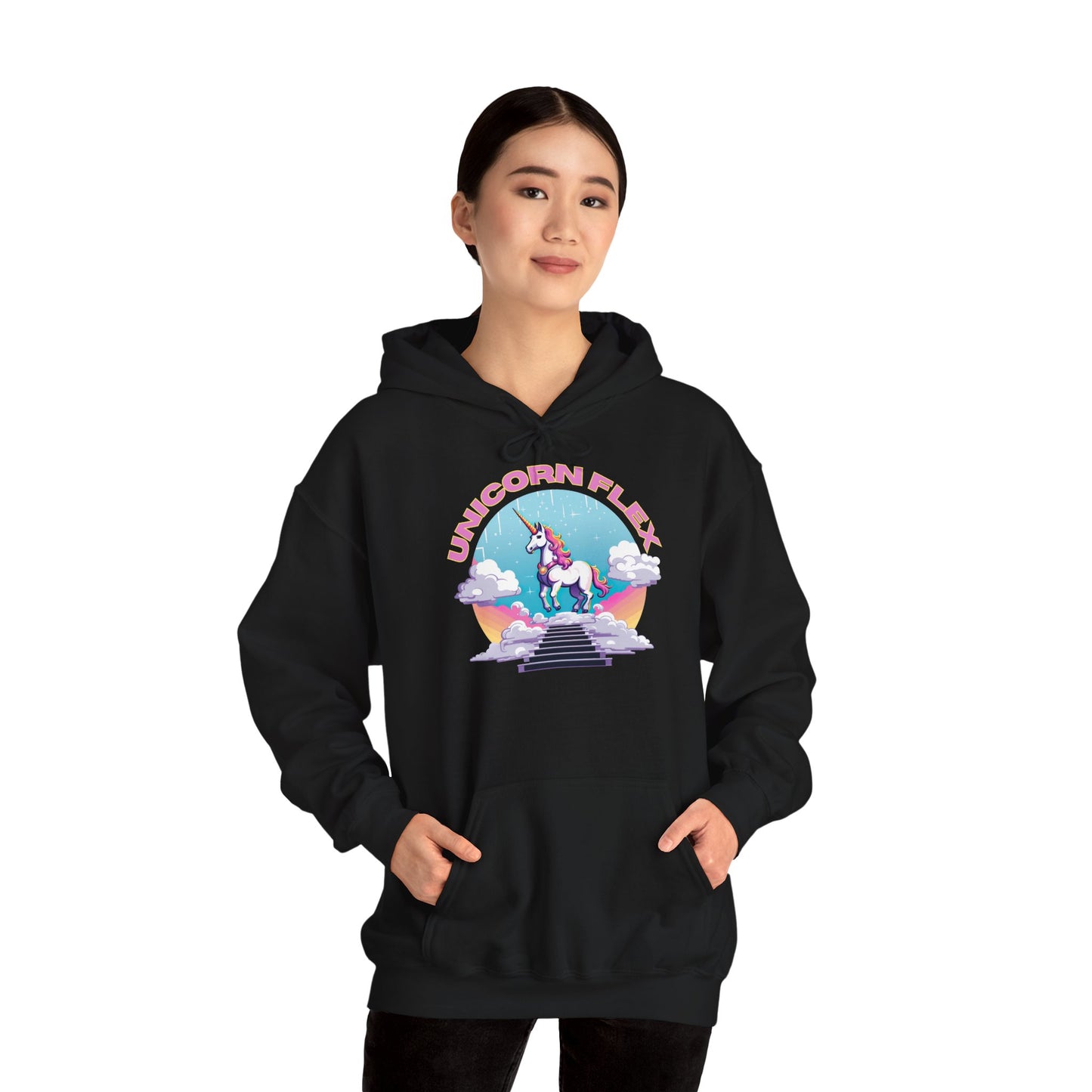 "UNICORN FLEX" | Sweat à capuche Unisexe