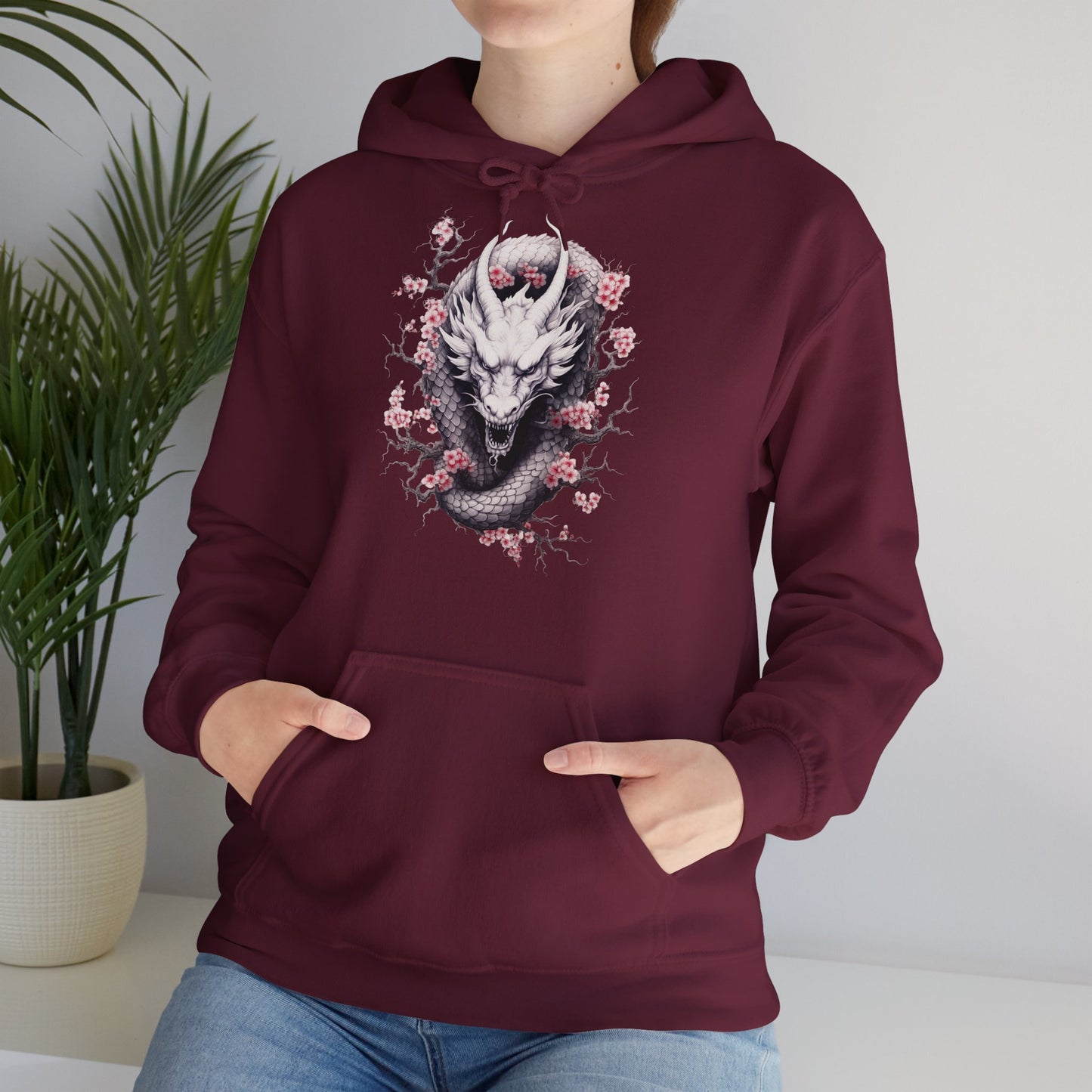 "Sakura Dragon" | Sweat à capuche Unisexe
