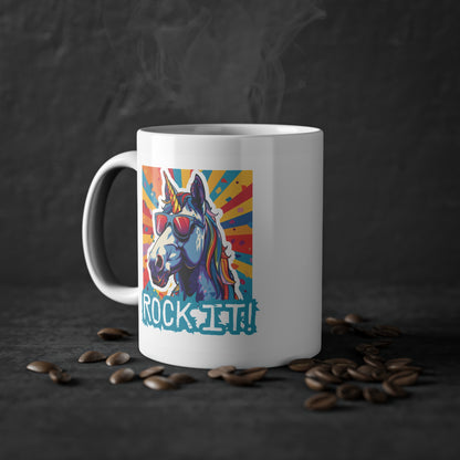 🇪🇺 "Rock It!" Unicorn | Coffee Cup