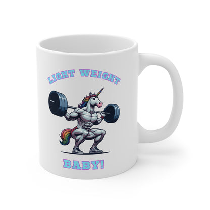 "LIGHT WEIGHT" Unicorn | Coffee Mug