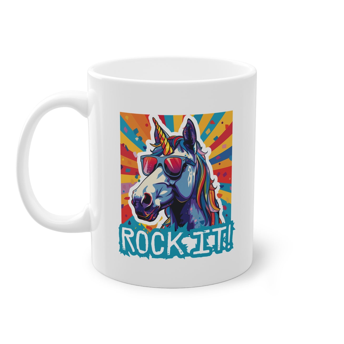 🇪🇺 "Rock It!" Unicorn | Coffee Cup