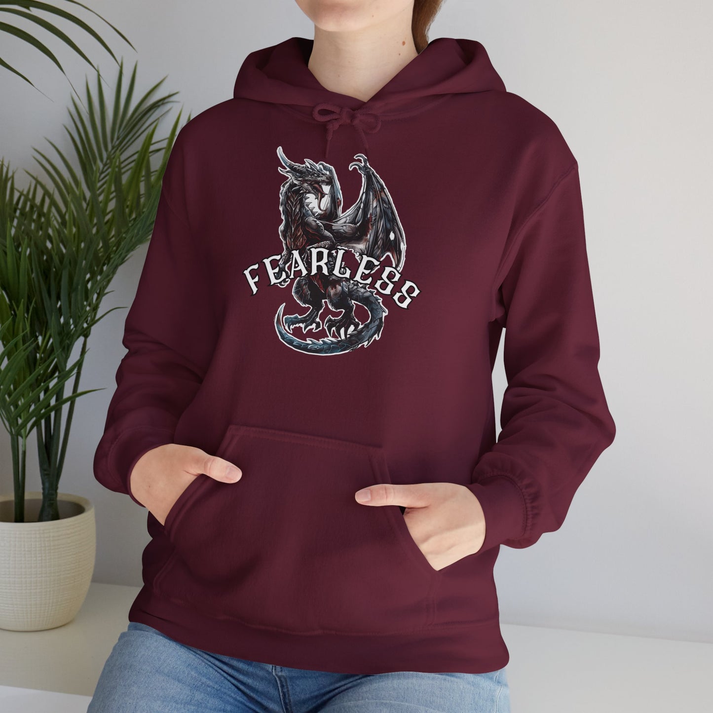 "Fearless" Dragon | Sweat à capuche Unisexe