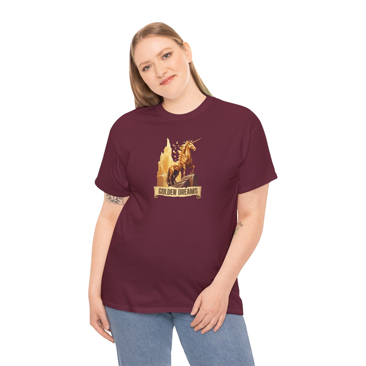 "Golden Dreams" Unicorn | Unisex Shirt