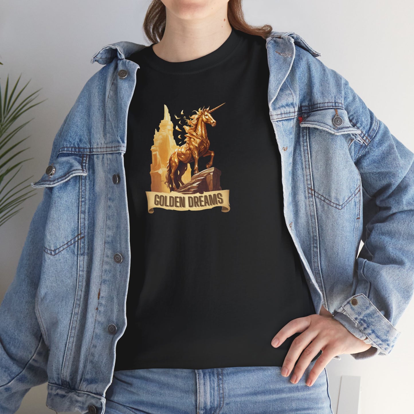 "Golden Dreams" Unicorn | Unisex Shirt