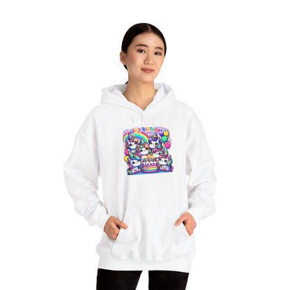 "Unicorn Birthday Party" | Sweat à capuche Unisexe