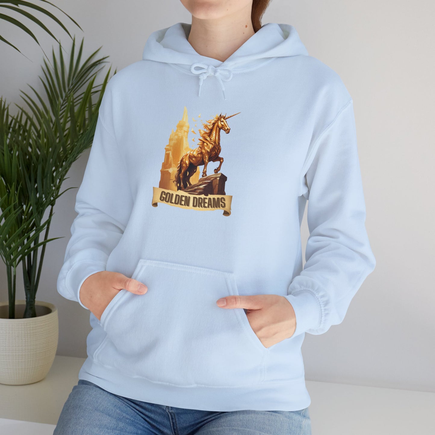 "Golden Dreams" Unicorn | Unisex Hoodie