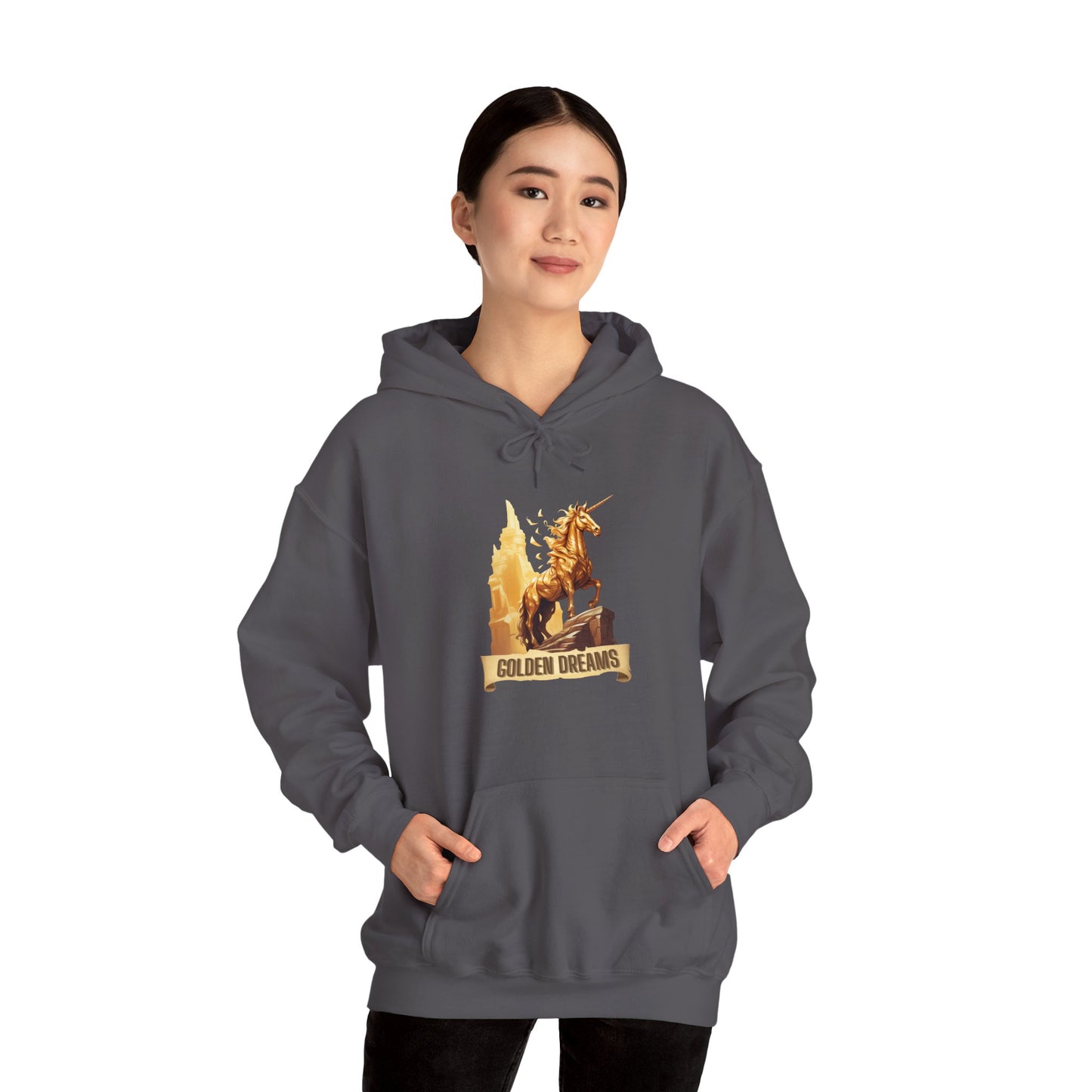 "Golden Dreams" Unicorn | Unisex Hoodie