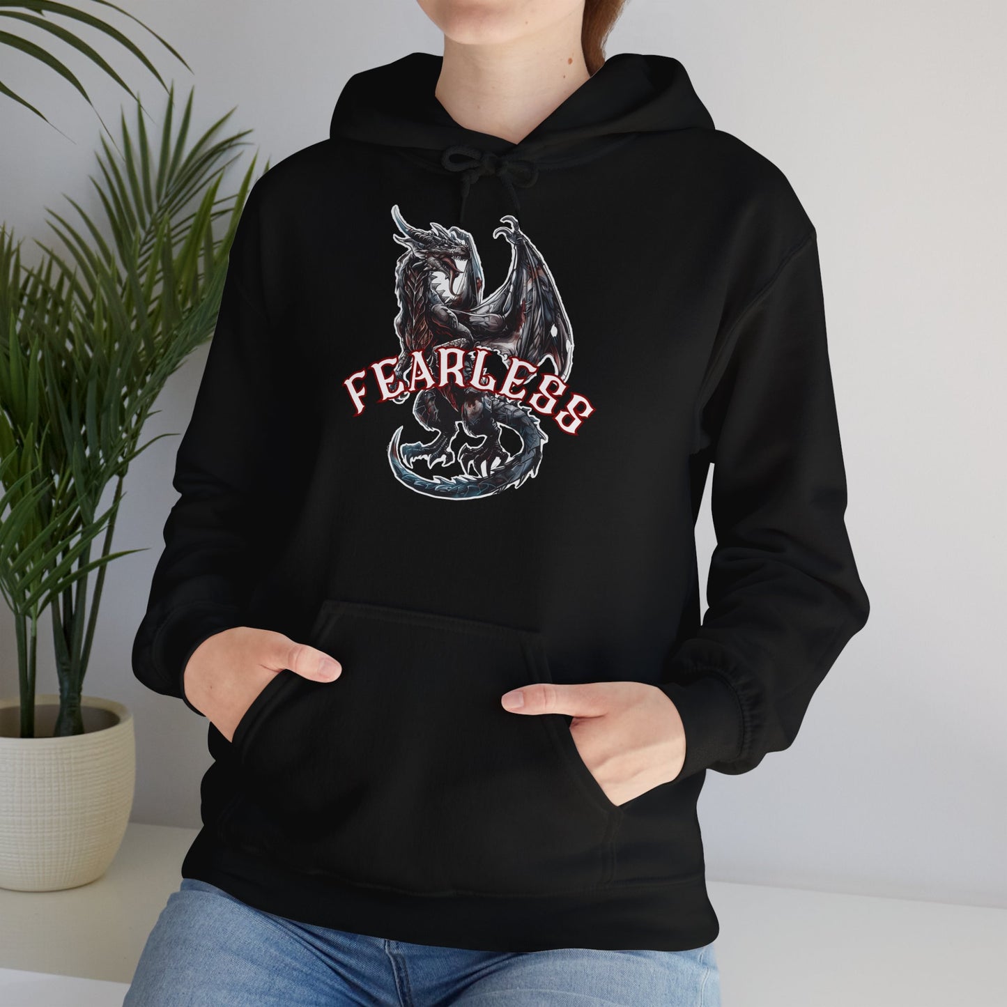 "Fearless" Dragon | Sweat à capuche Unisexe