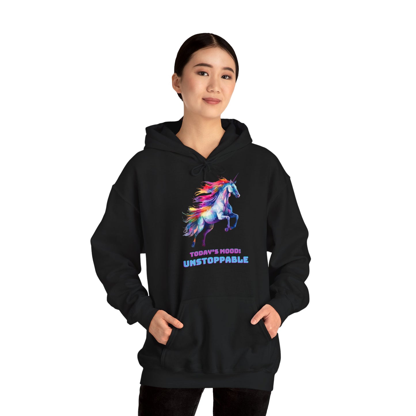 "UNSTOPPABLE" Unicorn | Sweat à capuche Unisexe