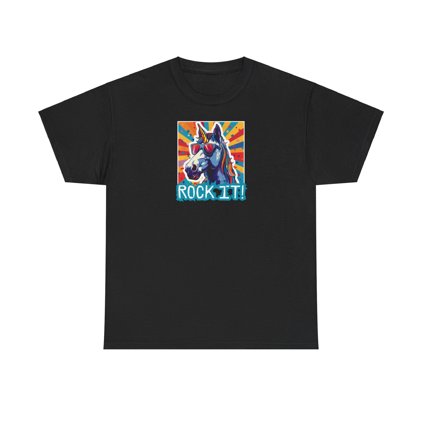 "Rock It!" Unicorn | Maglietta Unisex