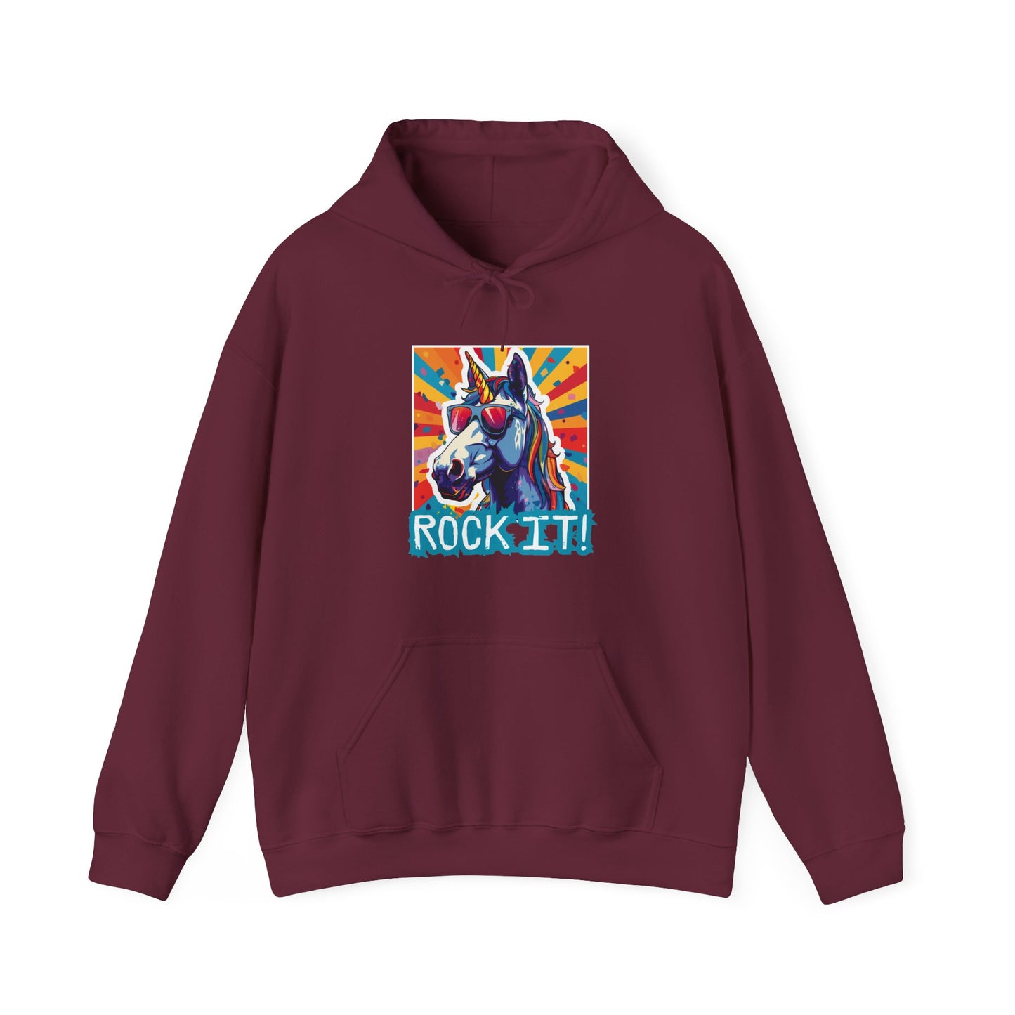 "Rock It!" Unicorn | Unisex Hoodie