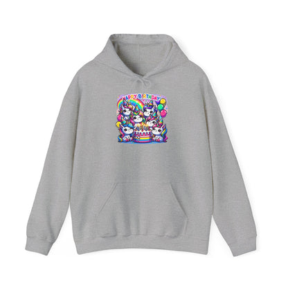 "Unicorn Birthday Party" | Sweat à capuche Unisexe