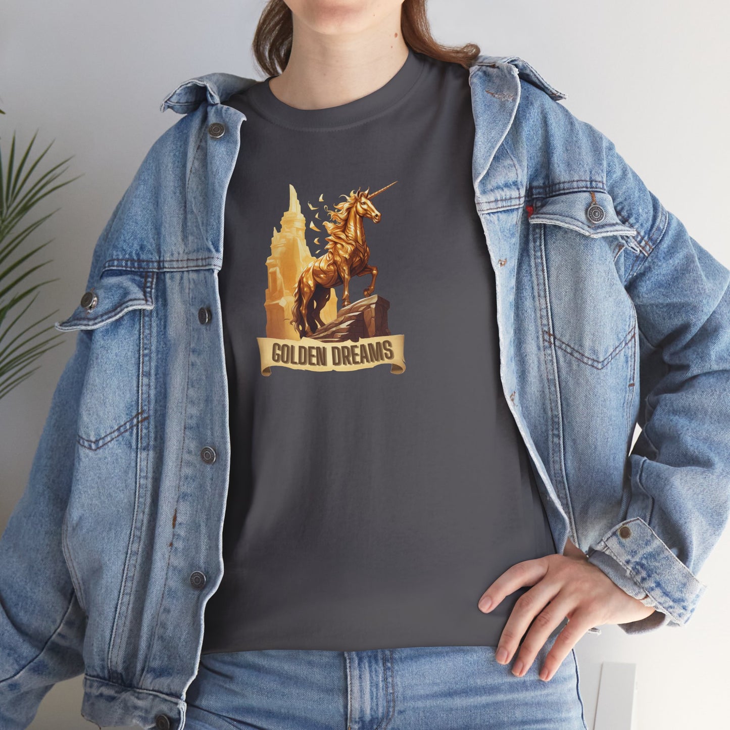 "Golden Dreams" Unicorn | Unisex Shirt