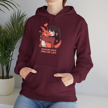 "Dragon Hugs" | Felpa con cappuccio Unisex