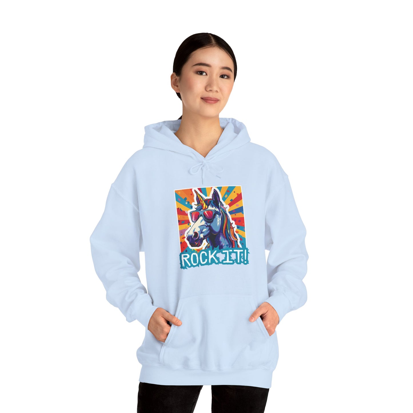 "Rock It!" Unicorn | Unisex Hoodie