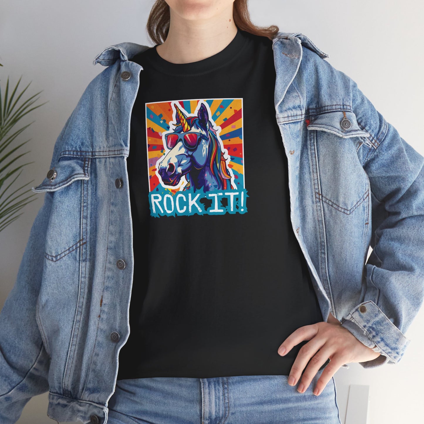 "Rock It!" Unicorn | Maglietta Unisex