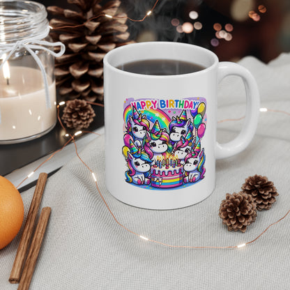 "Unicorn Birthday Party" | Coffee Mug