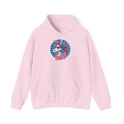 "Let's Party" Unicorn | Felpa con cappuccio Unisex