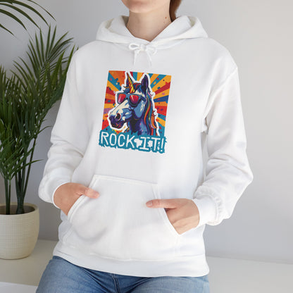 "Rock It!" Unicorn | Unisex Hoodie