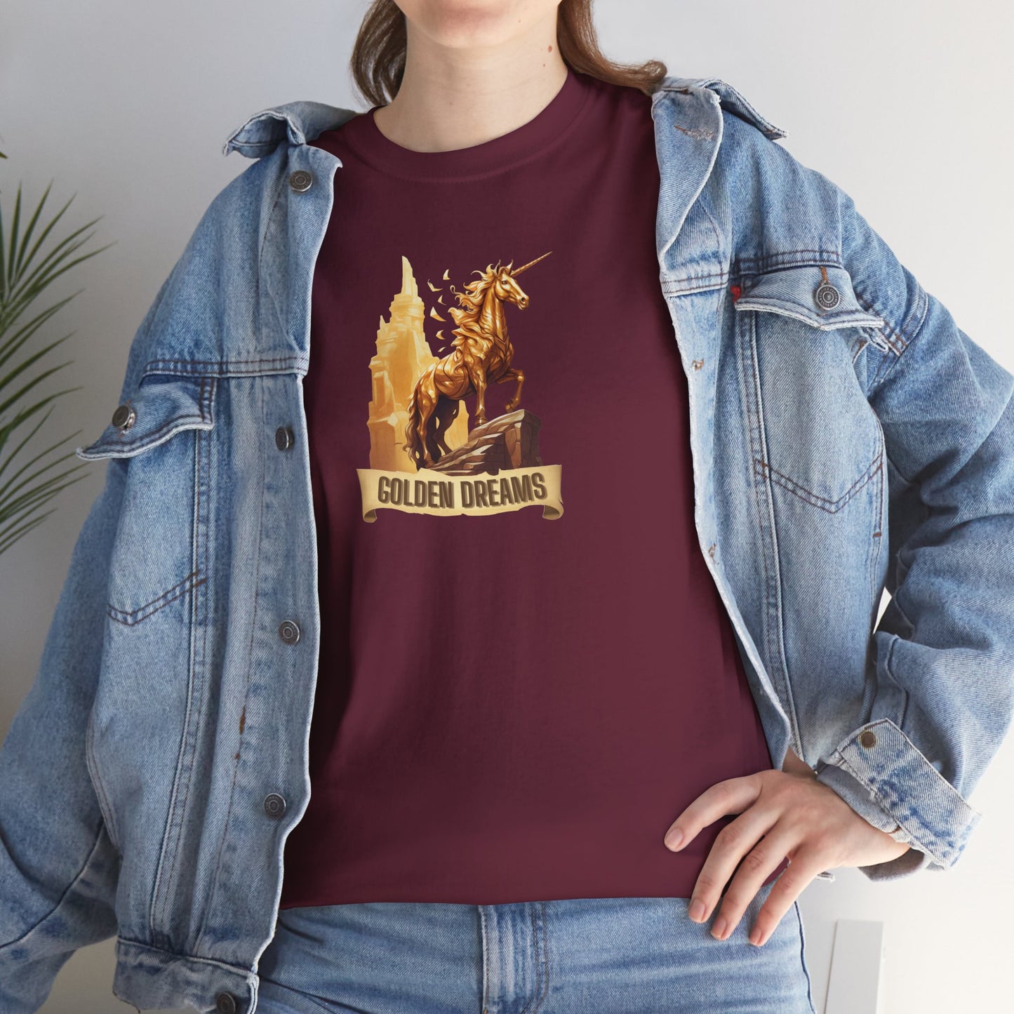 "Golden Dreams" Unicorn | Unisex Shirt