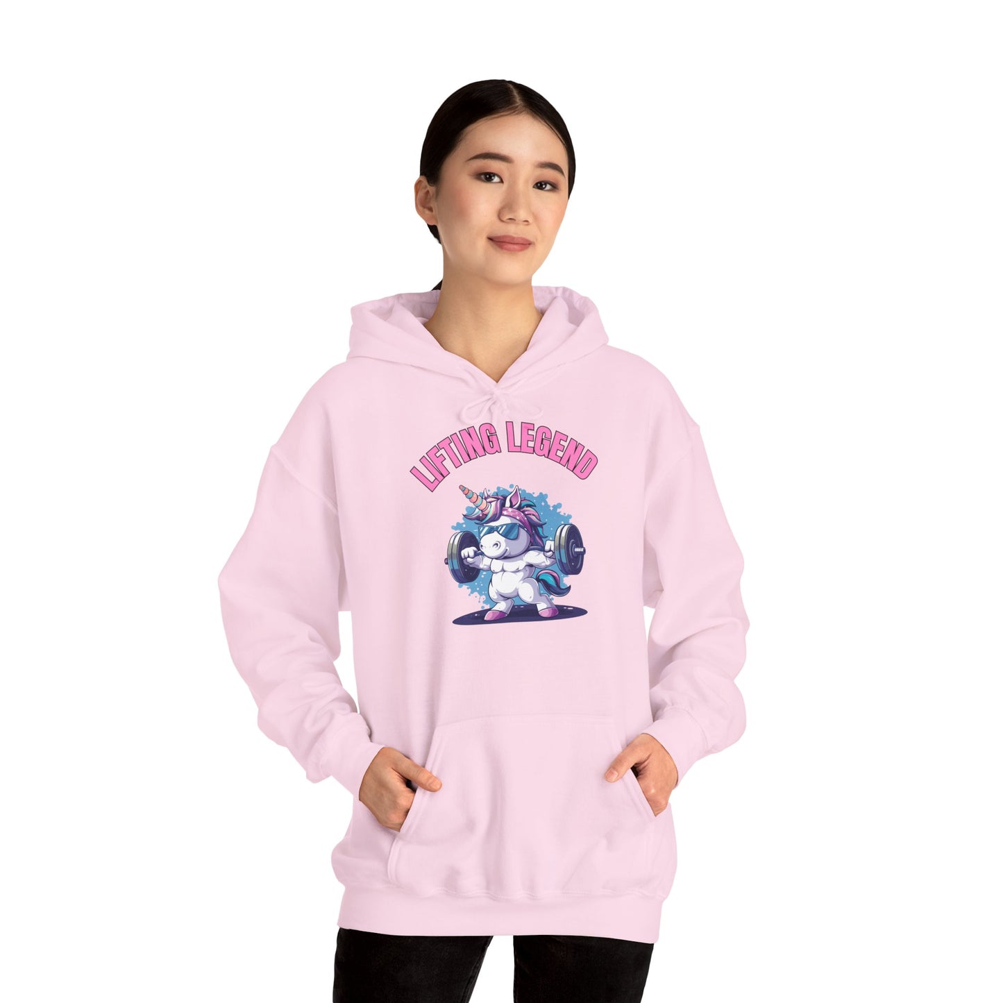 "Lifting Legend Unicorn" | Felpa con cappuccio Unisex