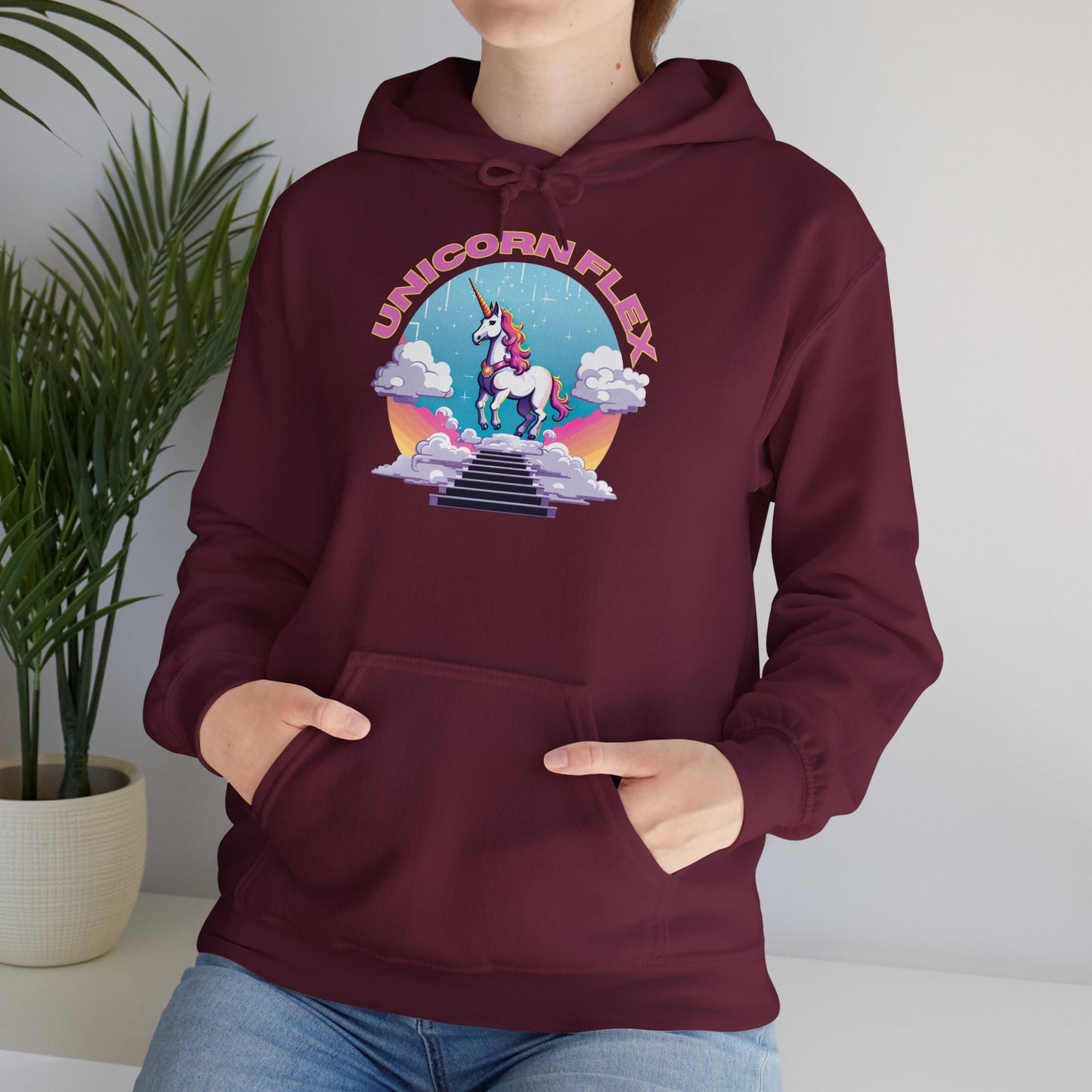 "UNICORN FLEX" | Sweat à capuche Unisexe