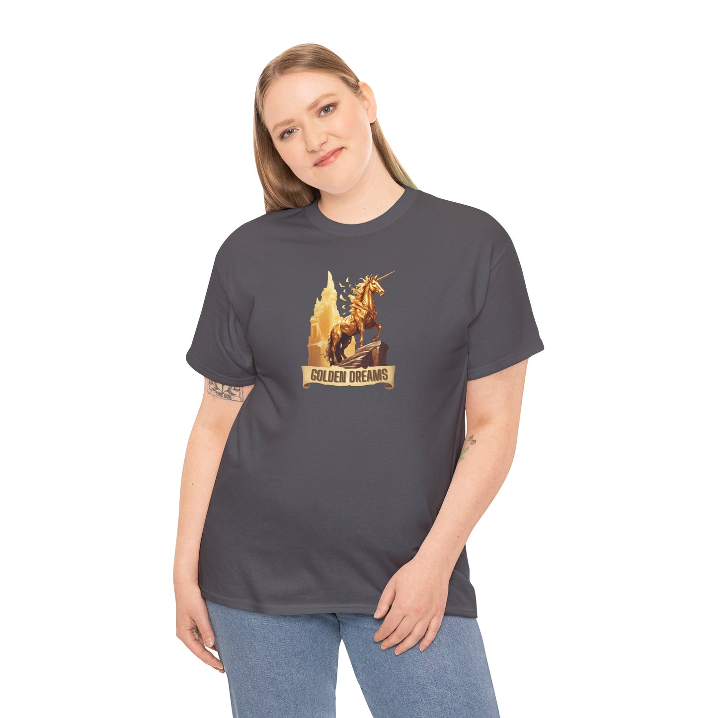 "Golden Dreams" Unicorn | Unisex Shirt