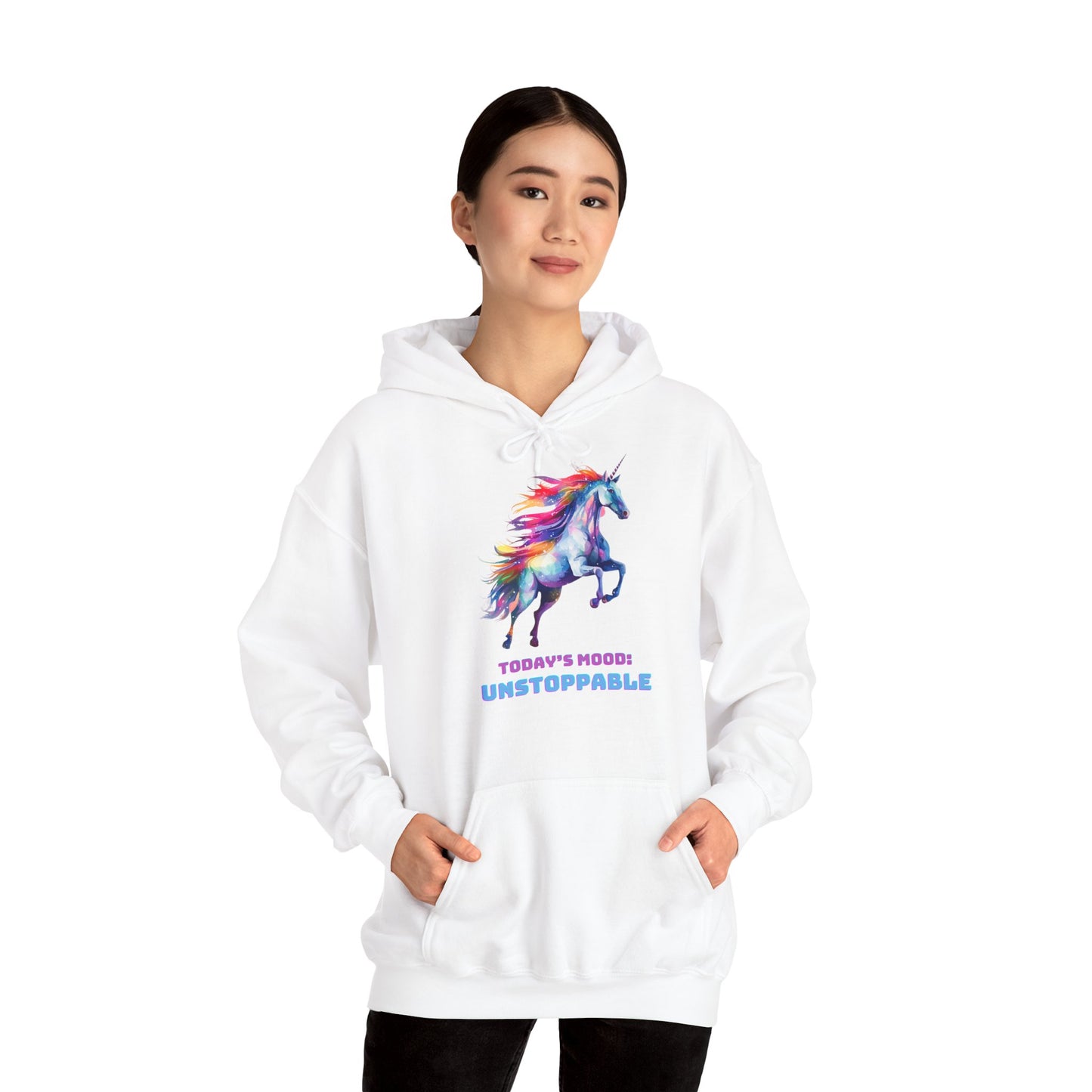 "UNSTOPPABLE" Unicorn | Sweat à capuche Unisexe