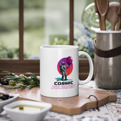 🇪🇺 "Cosmic Journey" Astronaut | Coffee Cup