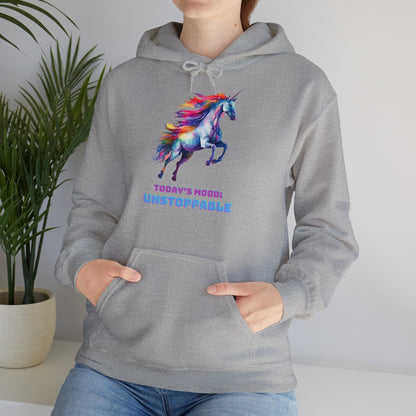 "UNSTOPPABLE" Unicorn | Sweat à capuche Unisexe