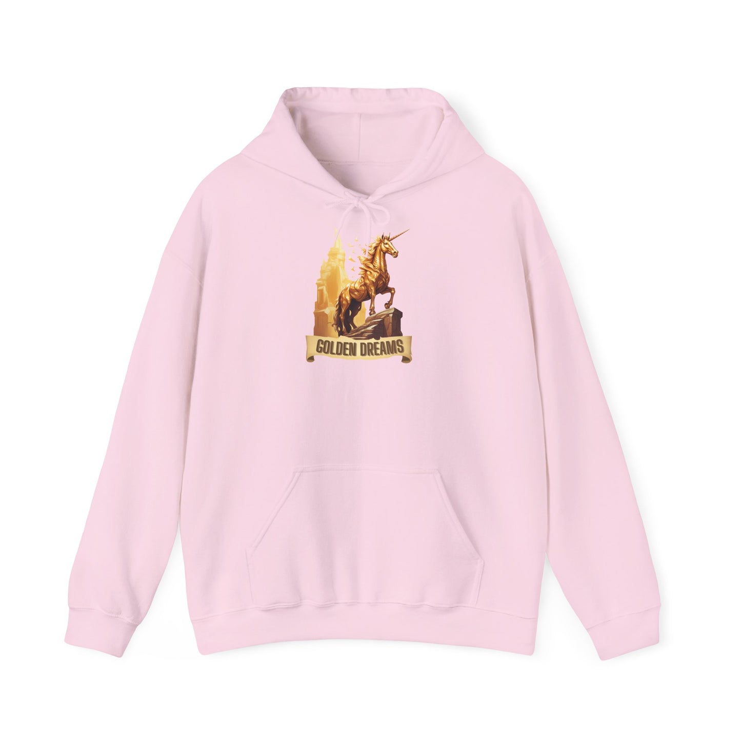 "Golden Dreams" Unicorn | Felpa con cappuccio Unisex