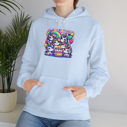"Unicorn Birthday Party" | Sweat à capuche Unisexe