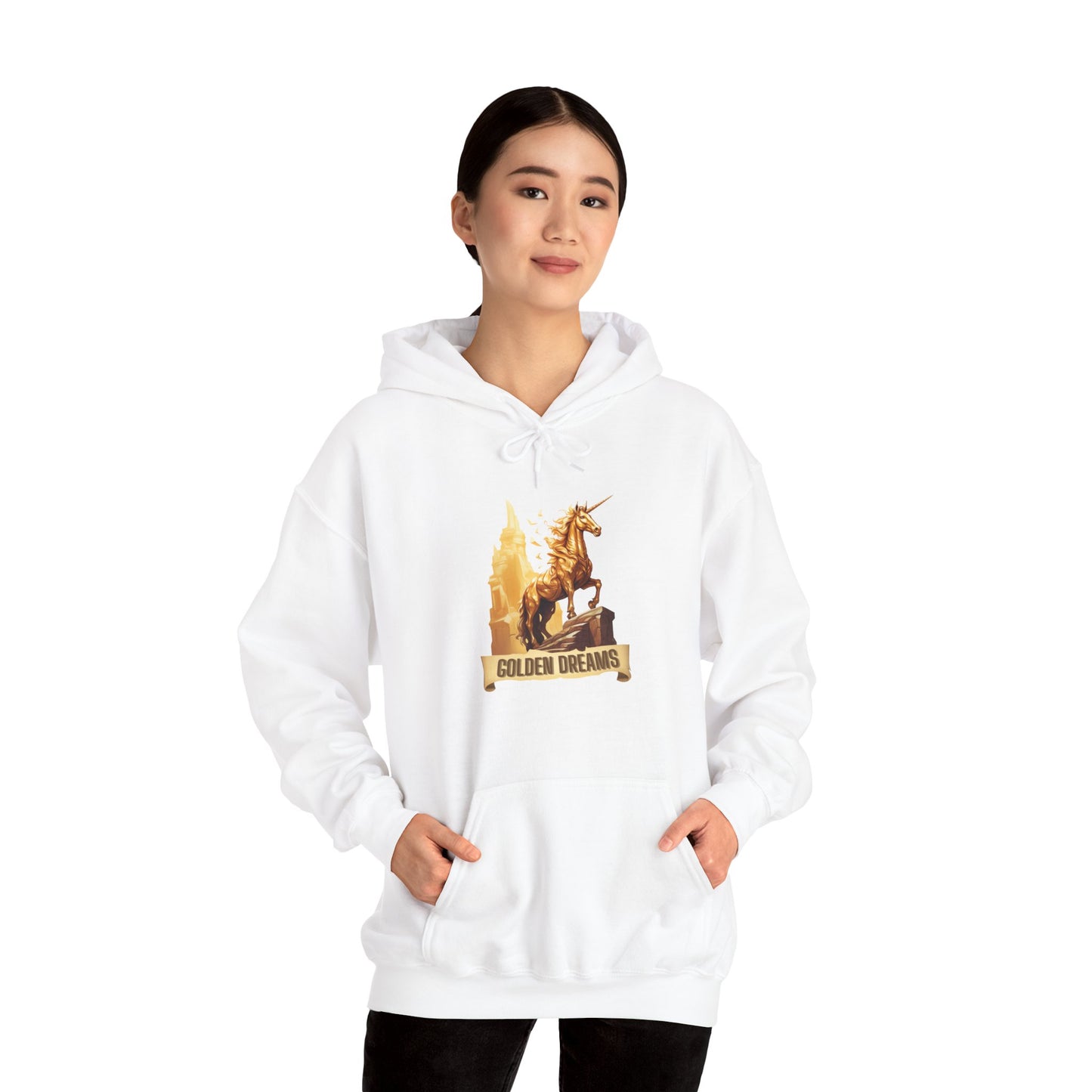 "Golden Dreams" Unicorn | Unisex Hoodie