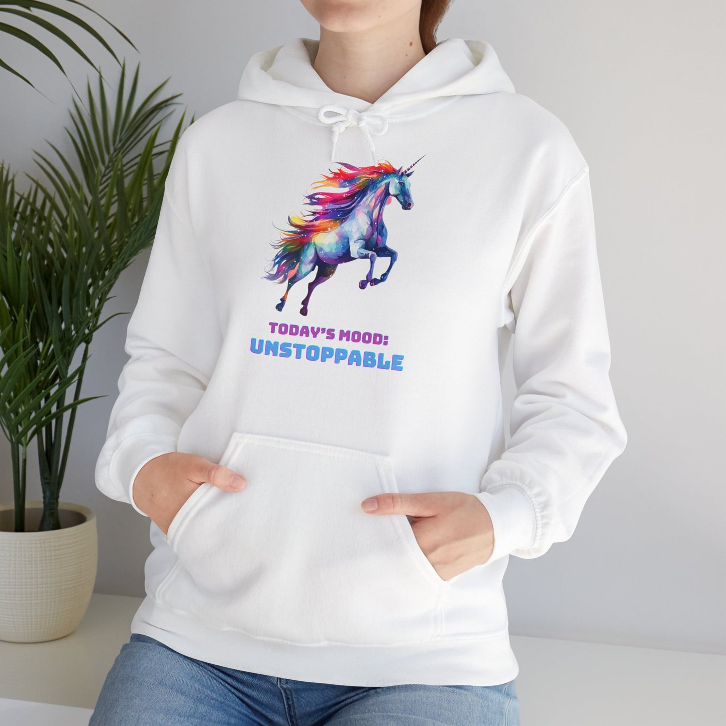 "UNSTOPPABLE" Unicorn | Sweat à capuche Unisexe