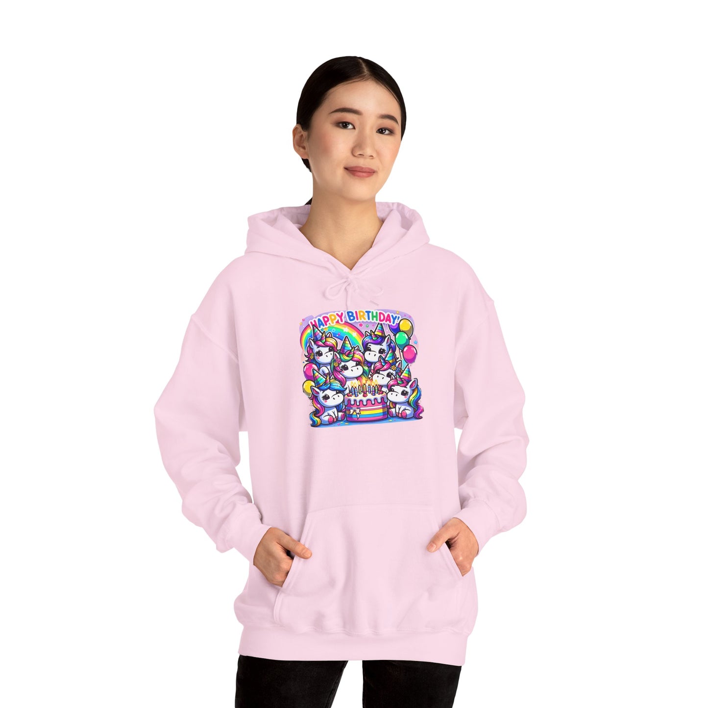 "Unicorn Birthday Party" | Sweat à capuche Unisexe
