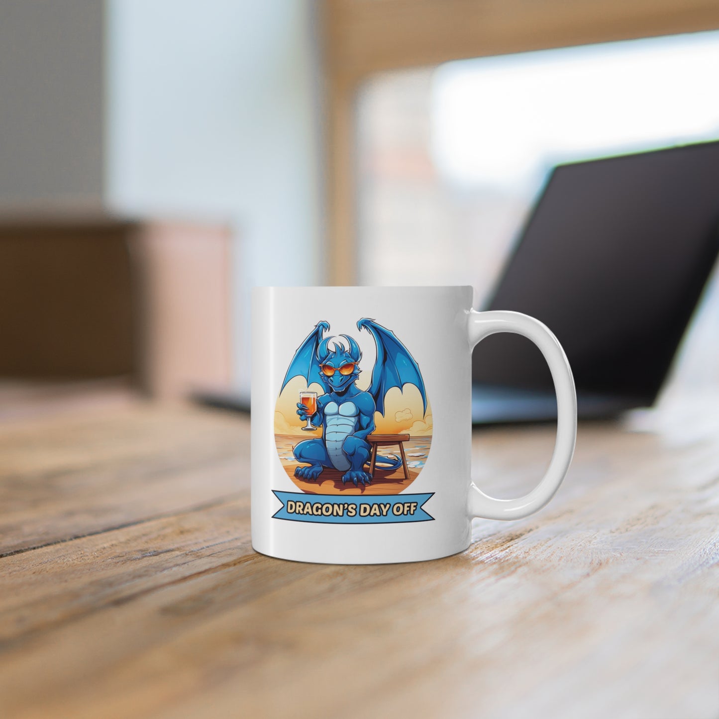 "Dragon's Day Off" | Coffee Mug