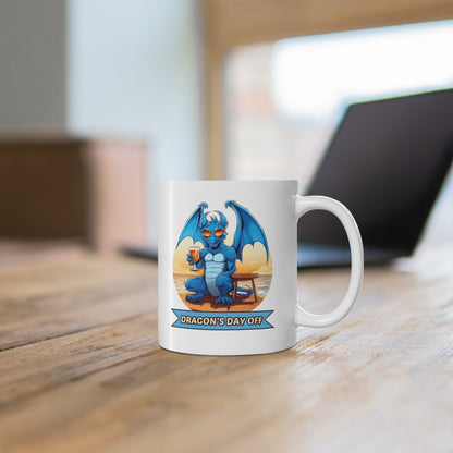 "Dragon's Day Off" | Coffee Mug