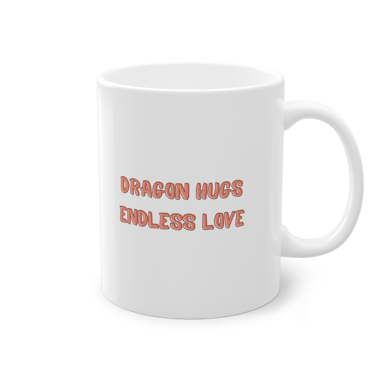 "Dragon Hugs" | Tasse à café