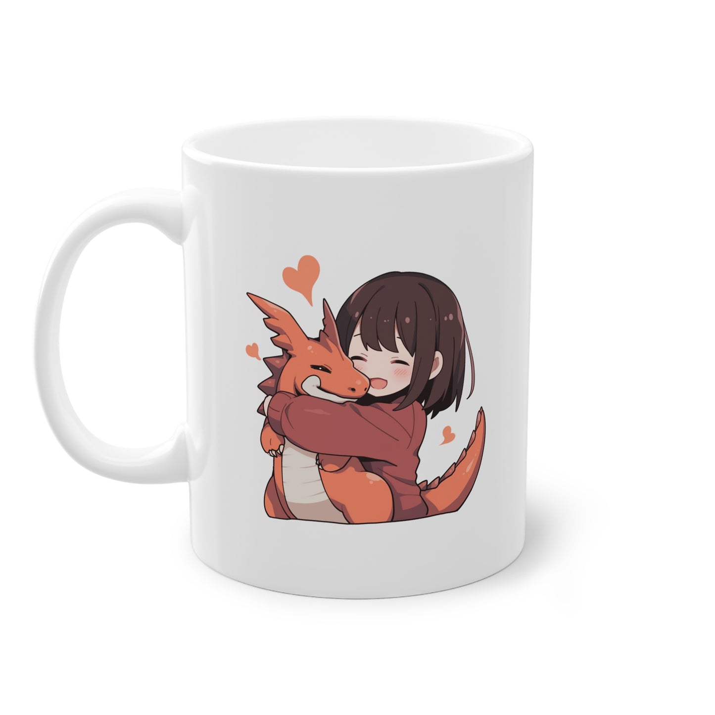 "Dragon Hugs" | Tasse à café