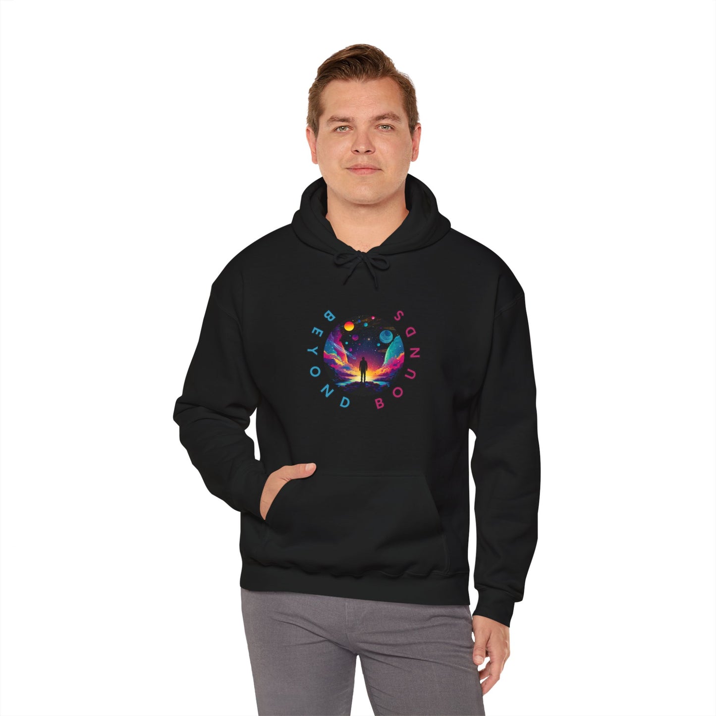 "BEYOND BOUNDS" | Galaxy Unisex Hoodie