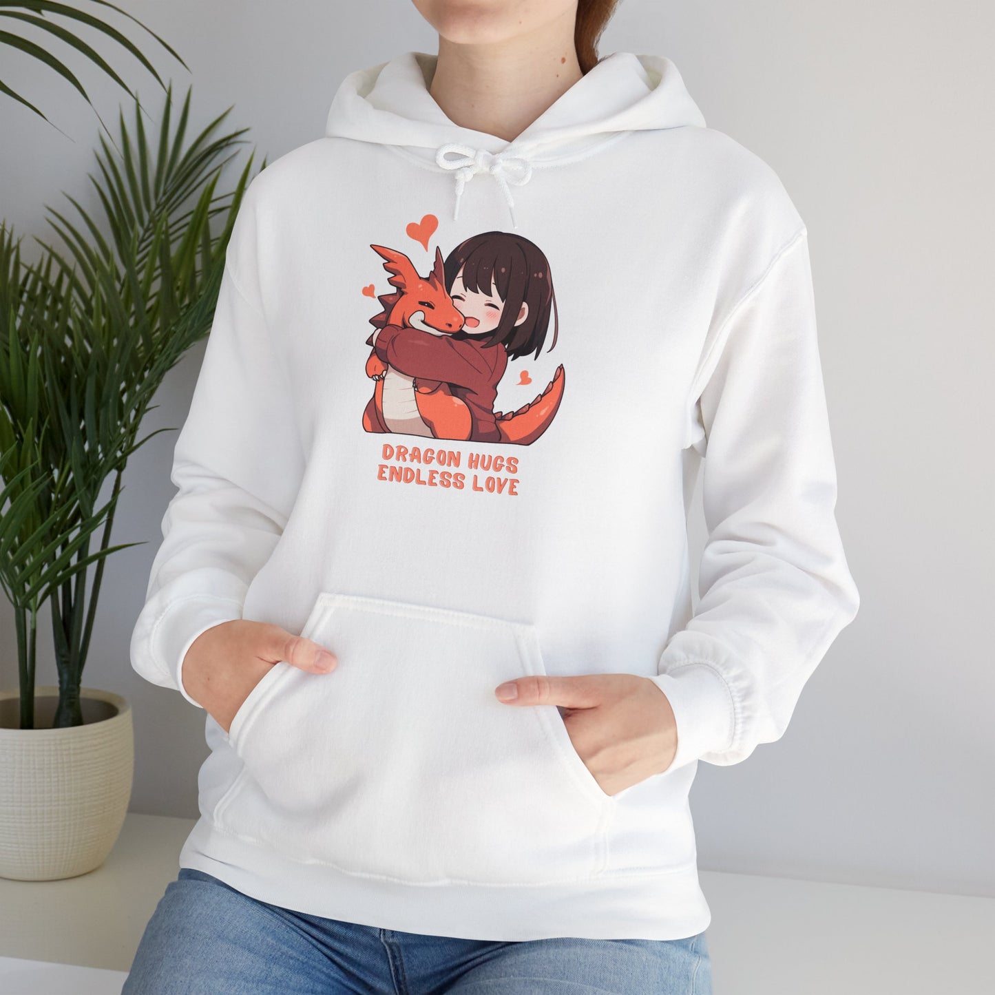 "Dragon Hugs" | Felpa con cappuccio Unisex