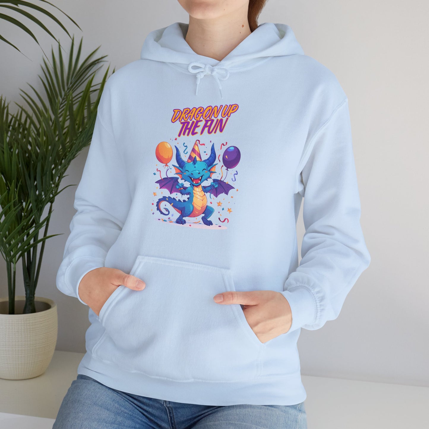 "Birthday Bash Dragon" | Unisex Hoodie