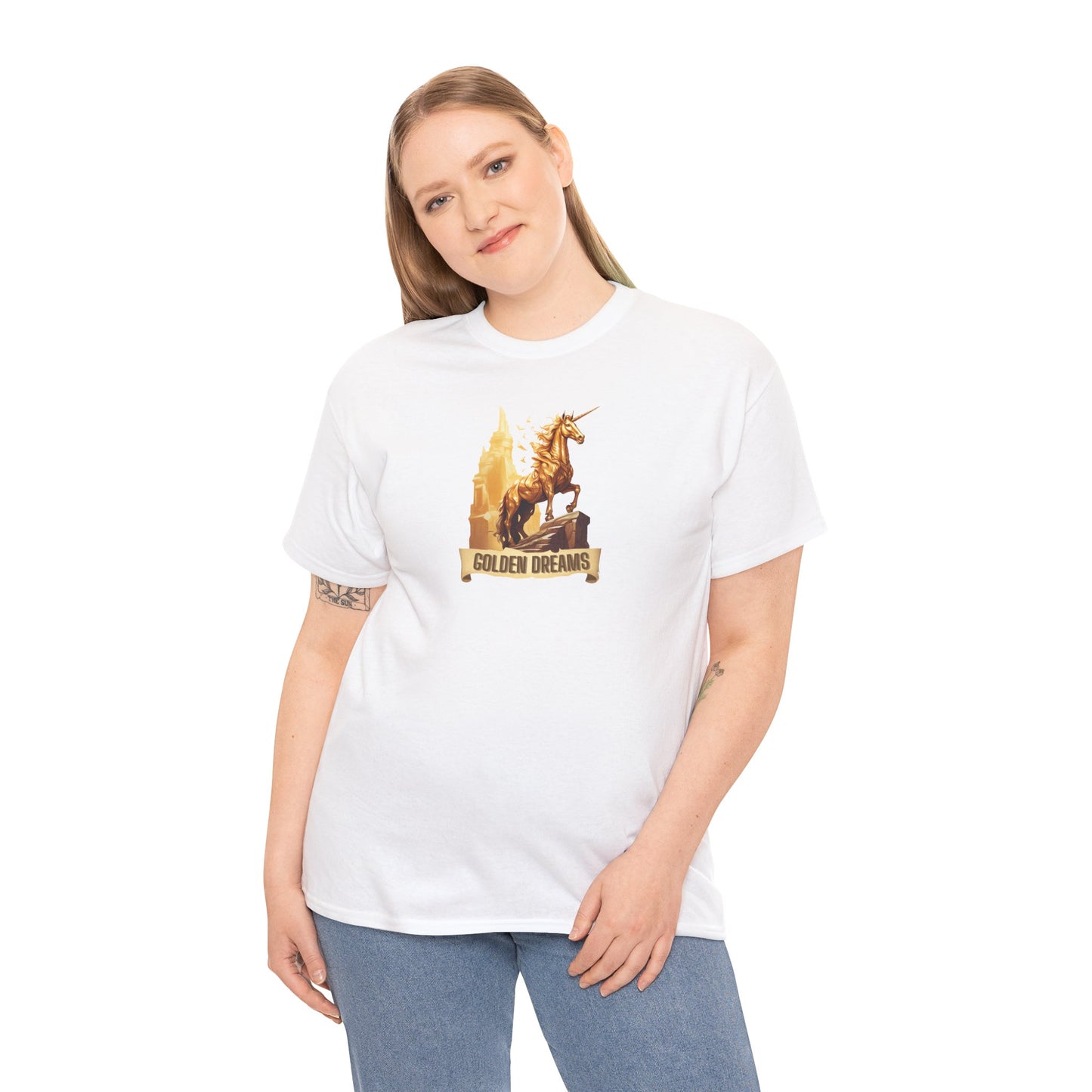 🇪🇺 "Golden Dreams" Unicorn | Unisex T-Shirt